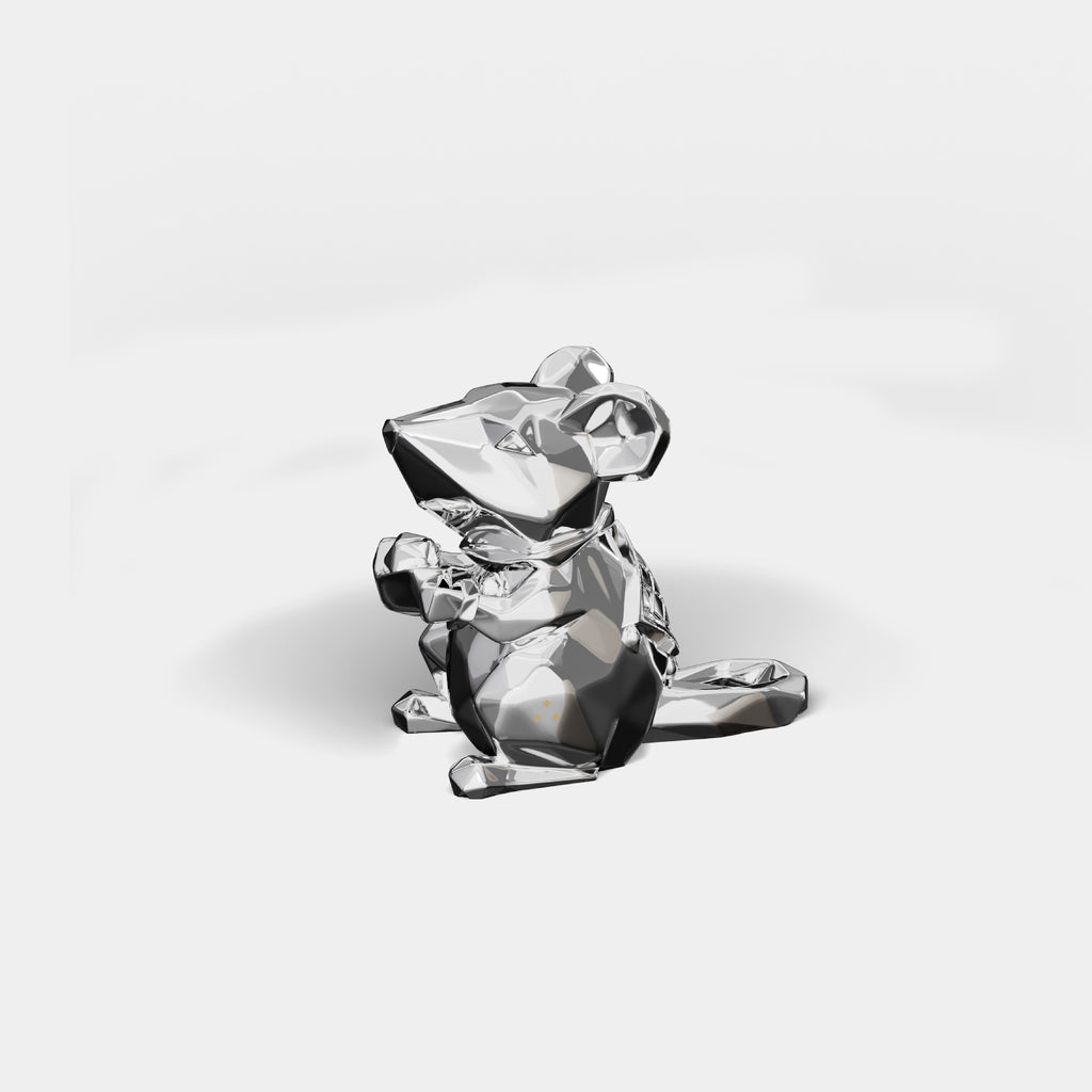 The Silver Luxe Mooshika บูชาหนูมุสิกะสีเงินรัชตะ