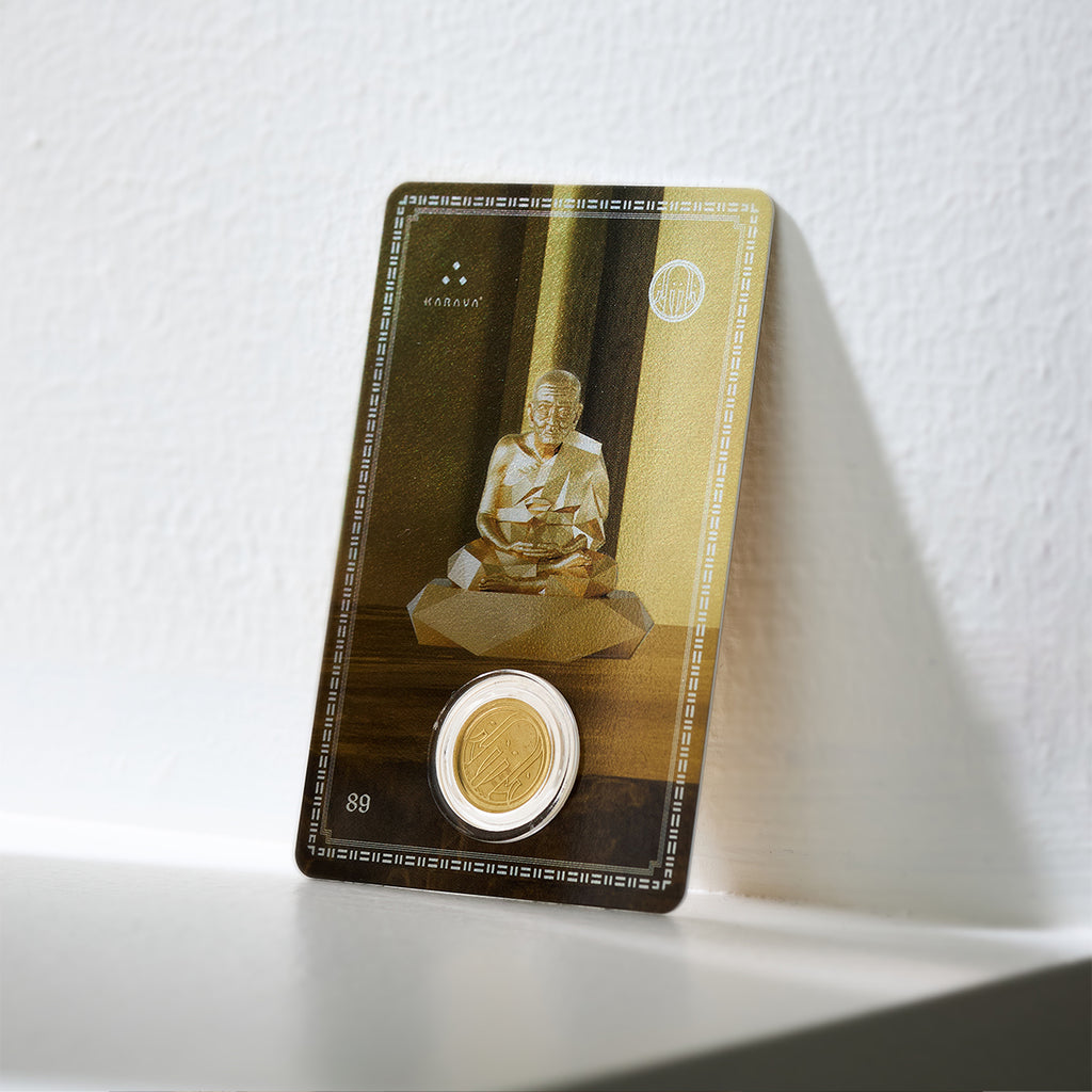 การ์ดทองหลวงปู่ทวด ทองคำแท้ 1 กรัม - Luang Phu Tuad Gold Card 1g
