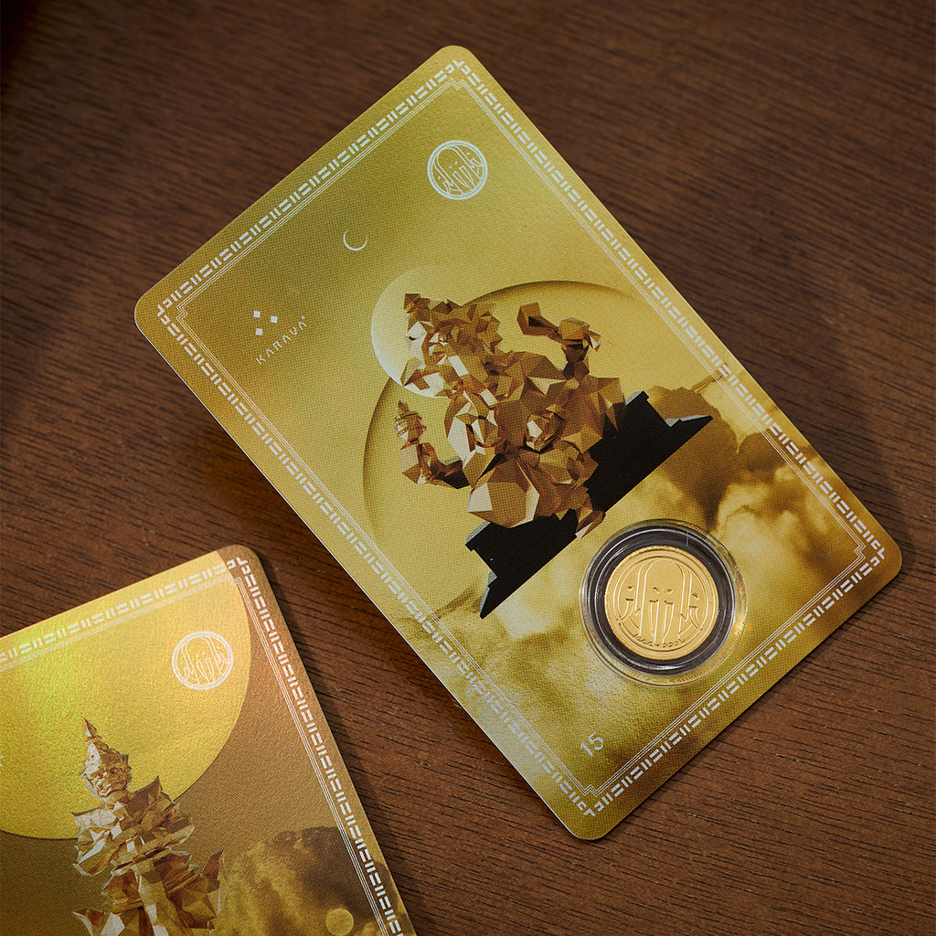 การ์ดทองพระพิฆเนศ ทองคำแท้ 1 กรัม – Ganesha Gold Card 1g