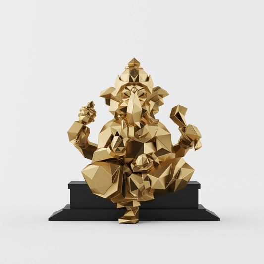 The Lord Ganesha บูชาองค์พระพิฆเนศสีทอง ปางประทานพร