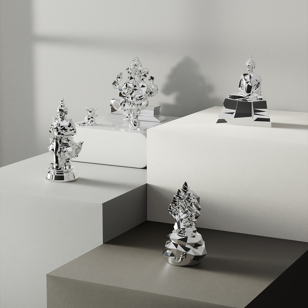 The Silver Luxe King of Naga บูชาองค์พญานาคราชสีเงินรัชตะ