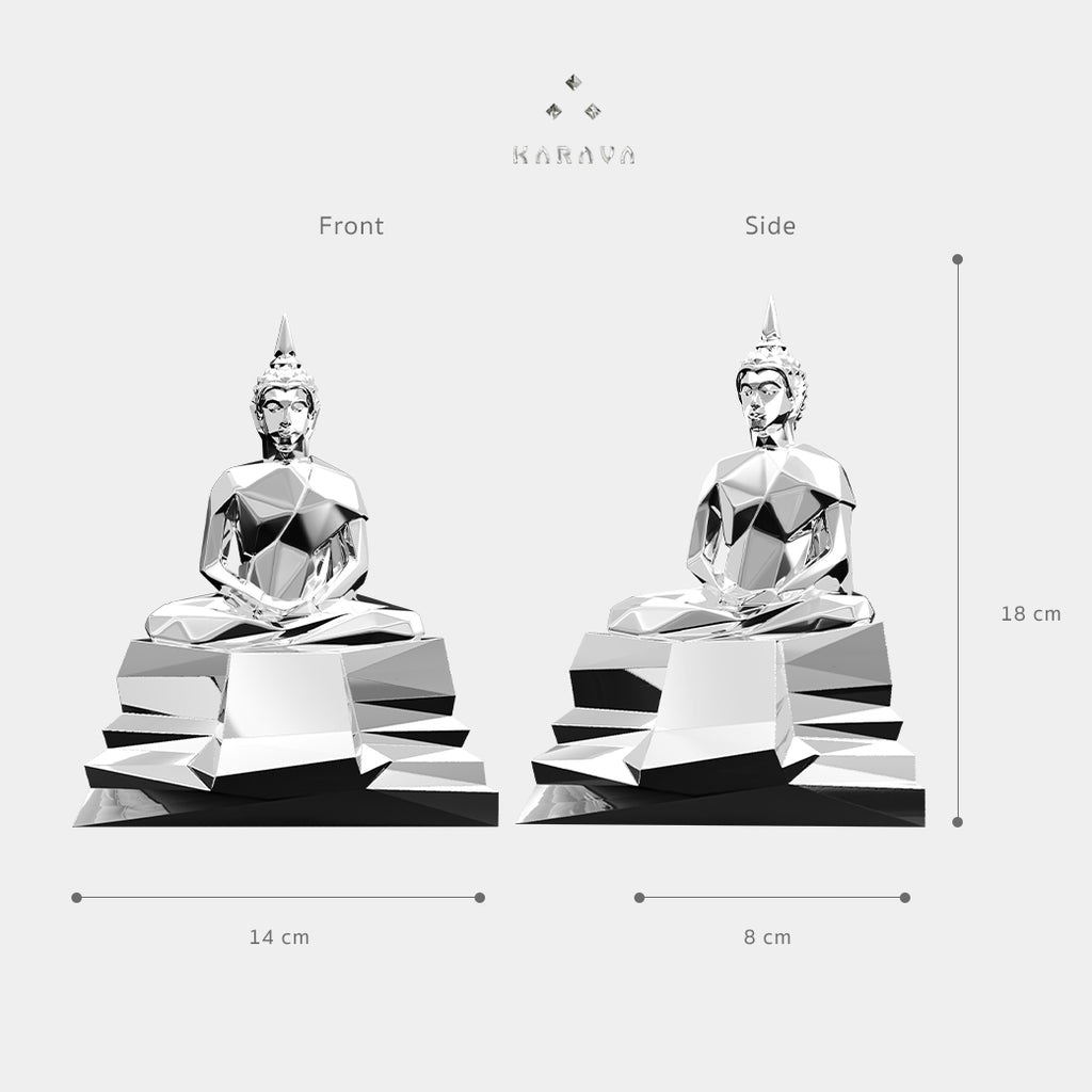 The Silver Luxe Prosperity Buddha บูชาองค์หลวงพ่อโสธรสีเงินรัชตะ