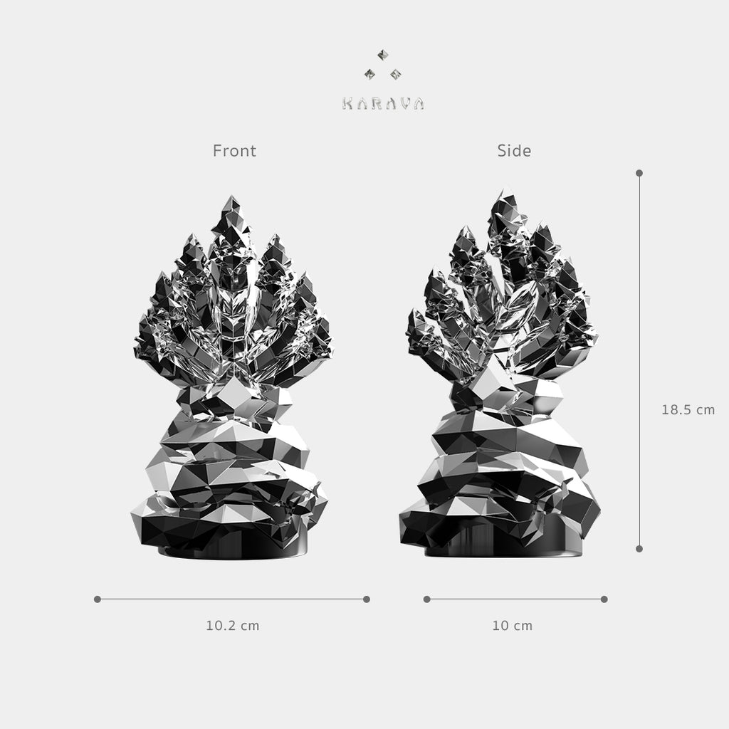 The Silver Luxe King of Naga บูชาองค์พญานาคราชสีเงินรัชตะ